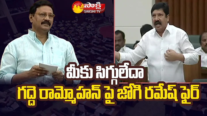 MLA Jogi Ramesh Serious on TDP Leader Gadde Ramamo...