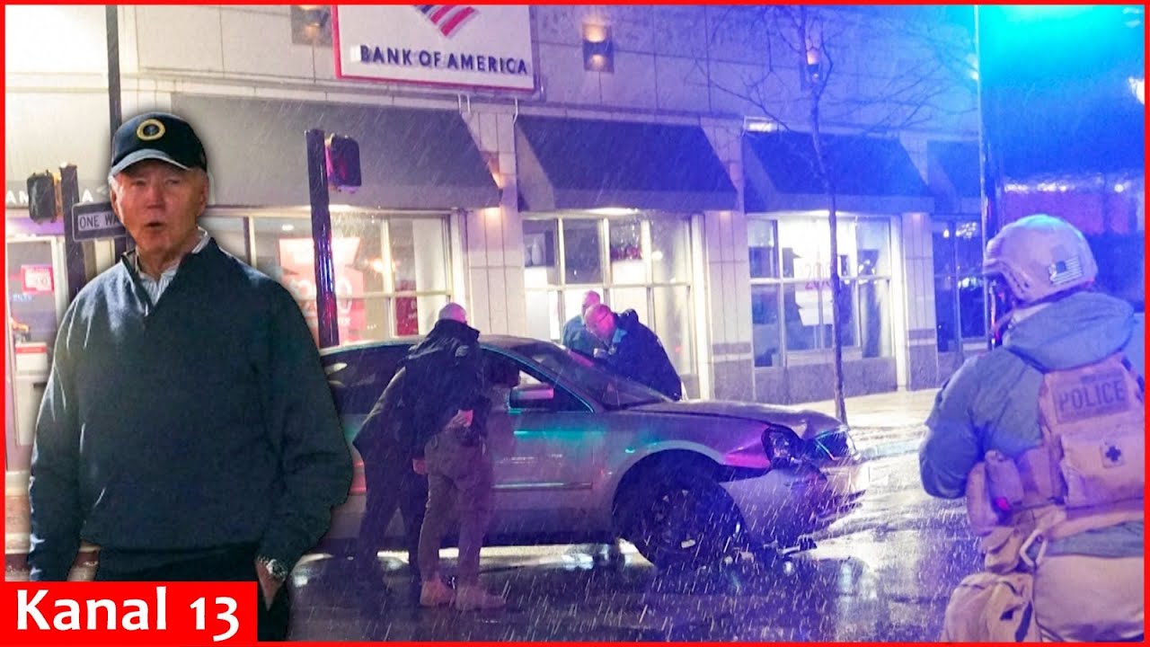Biden safe after car collides with motorcade - YouTube