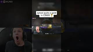 Jynxzi pulled a gold 🤩#jynxzi #csgo #clips