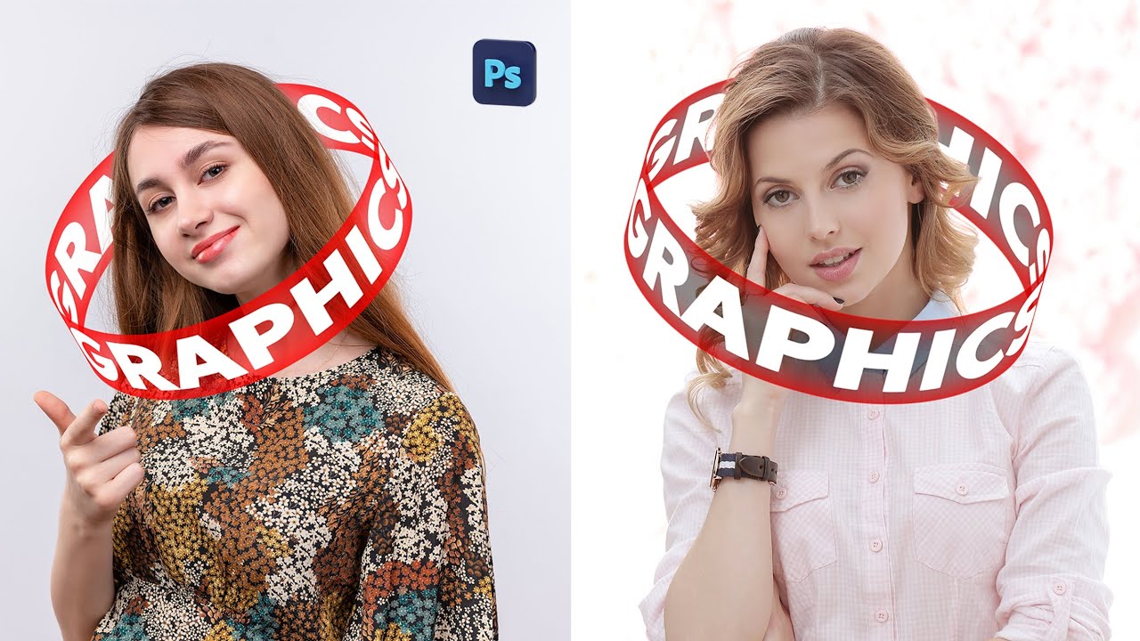 Text Effect Photoshop | Warp Around Text Effect Photoshop Tutorial ...
