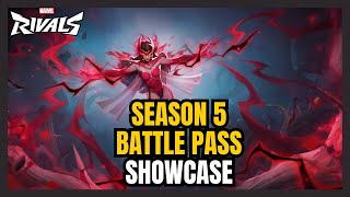 Marvel Rivals Season 5 Battle Pass Showcase