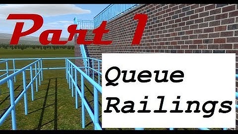 Custom Scenery Part 1: Queue Railings - Nolimits 2