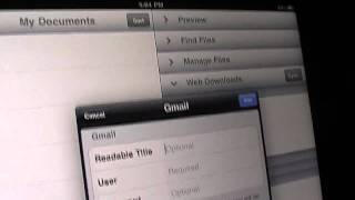 IPAD:การตั้งค่าe-mailในGoodReader