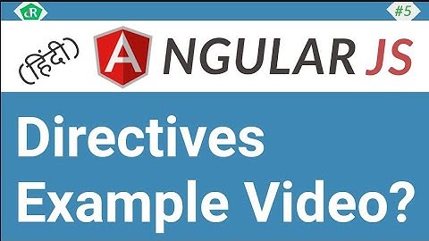 AngularJS Directives in Hindi | AngularJS Tutorial for Beginners | #05