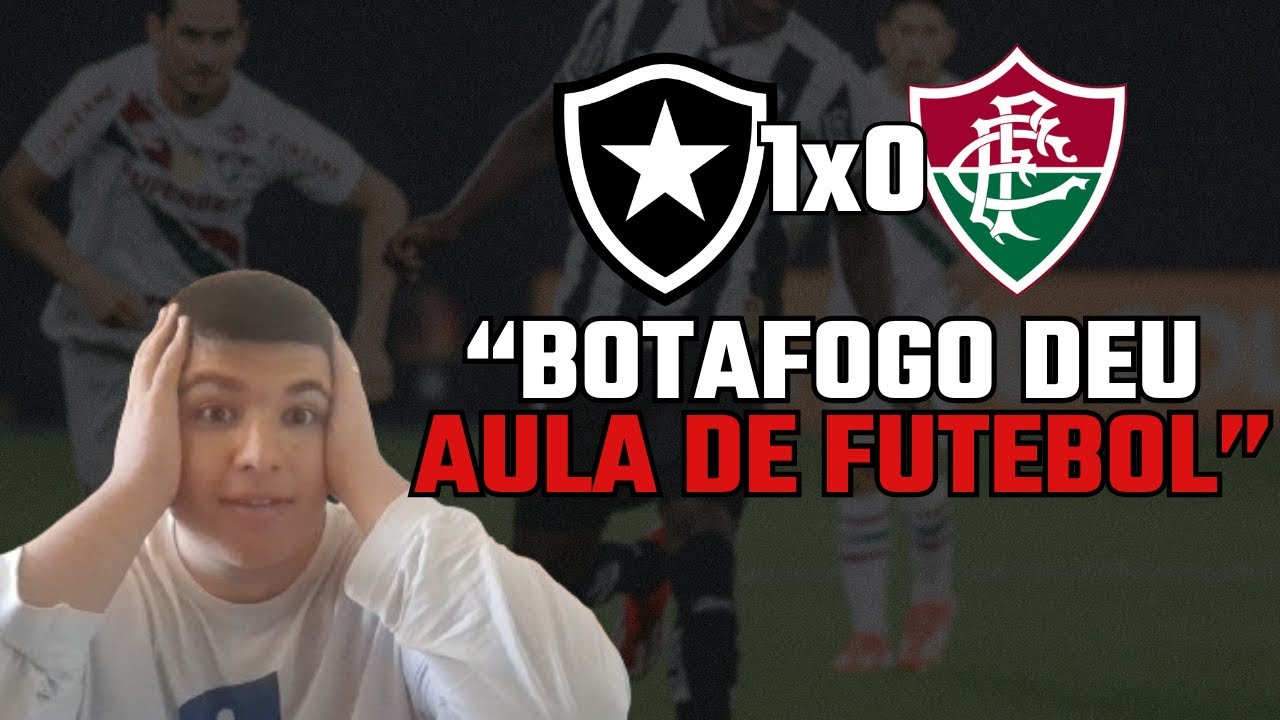 BOTAFOGO DÁ AULA DE FUTEBOL!!! BOTAFOGO 1 X 0 FLUMINENSE - YouTube