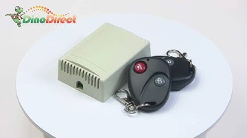 12 DC Wireless Remote Control Switch Security System YU-02A+036F-02