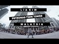 Lia Kim dancing in Malaysia Twin Tower