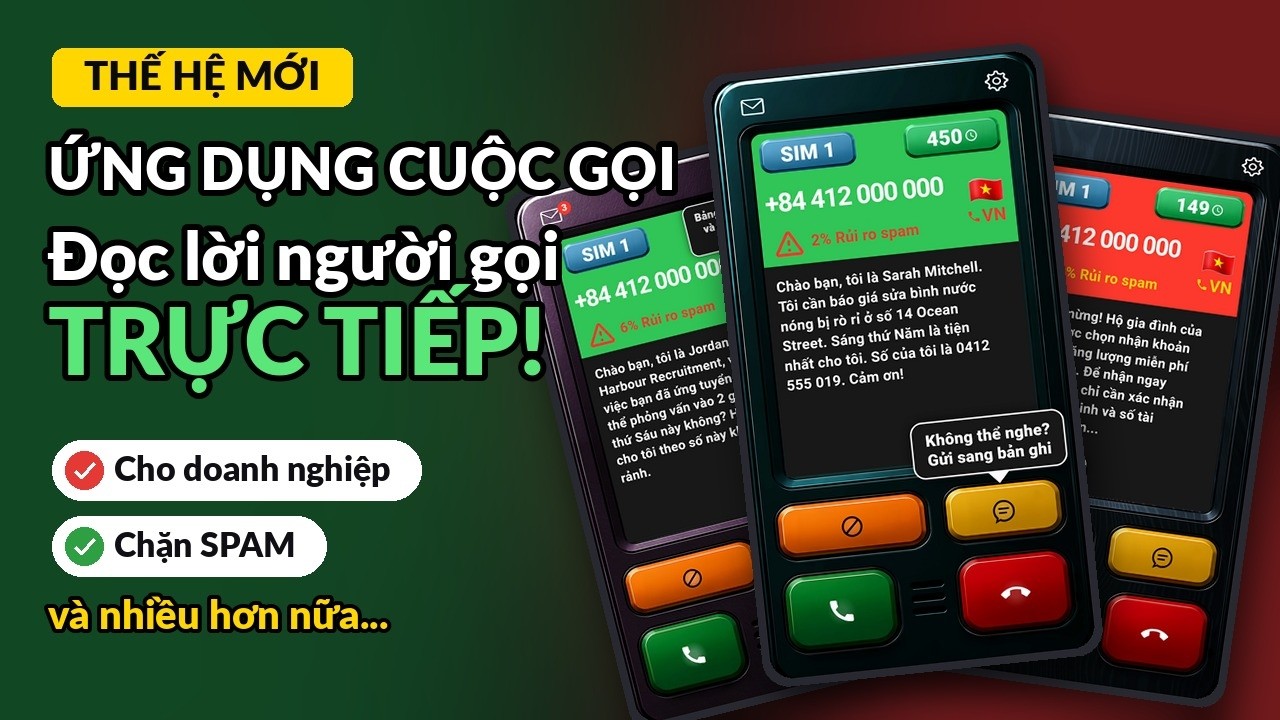 Who's Calling + SPAM Guard · Xem cách hoạt động