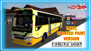 TNSTC PROTOTYPE BUS MOD | UPDATED NEW LIVERY | VERSION 2.0 |#tnstcenthusiast#gowthamgaming#vipgaming