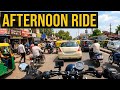 Afternoon POV Ride on Jawa 42 🏍️ | Real Indian Traffic Bike Ride | Moto Vlog India