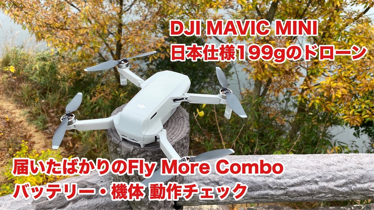 DJI Mavic Mini Fly More Combo Japanese Version 199g Drone Battery