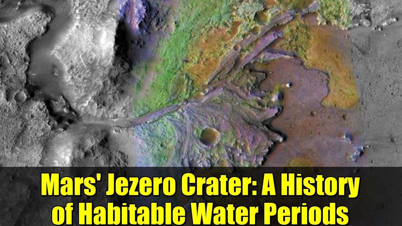 Mars' Jezero Crater: A History of Habitable Water Periods