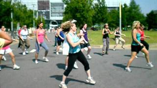 Jazzercise Flash Mob - Riverfest 2011
