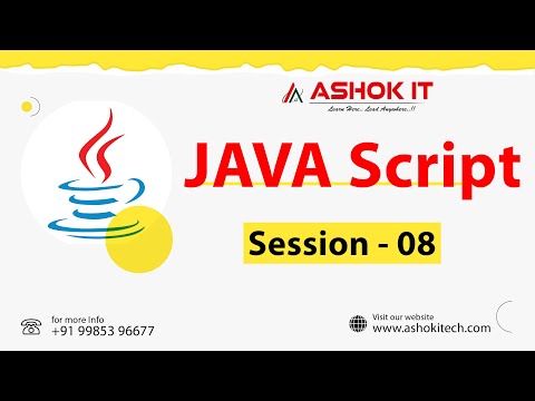 JAVA SCRIPT | Session - 08| Ashok IT.