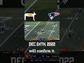 This Week in Shortsball: Bengals vs. Patriots (Week 16, 2022)