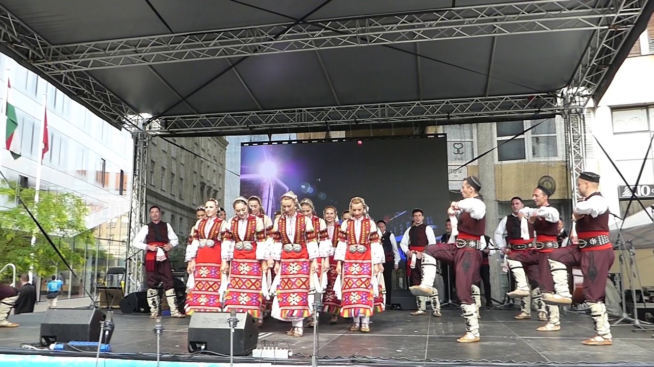 Bulgarian Folk Dances - Macedonia Region - Folklore Ensemble "Pirin" in Zagreb, Croatia 2018