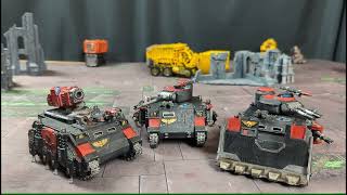 3D Printing Space marine tanks