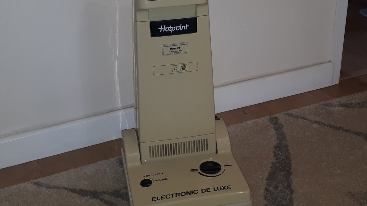 Hotpoint 3680 Electrionic deluxe rare vintage vacuum cleaner YouTube