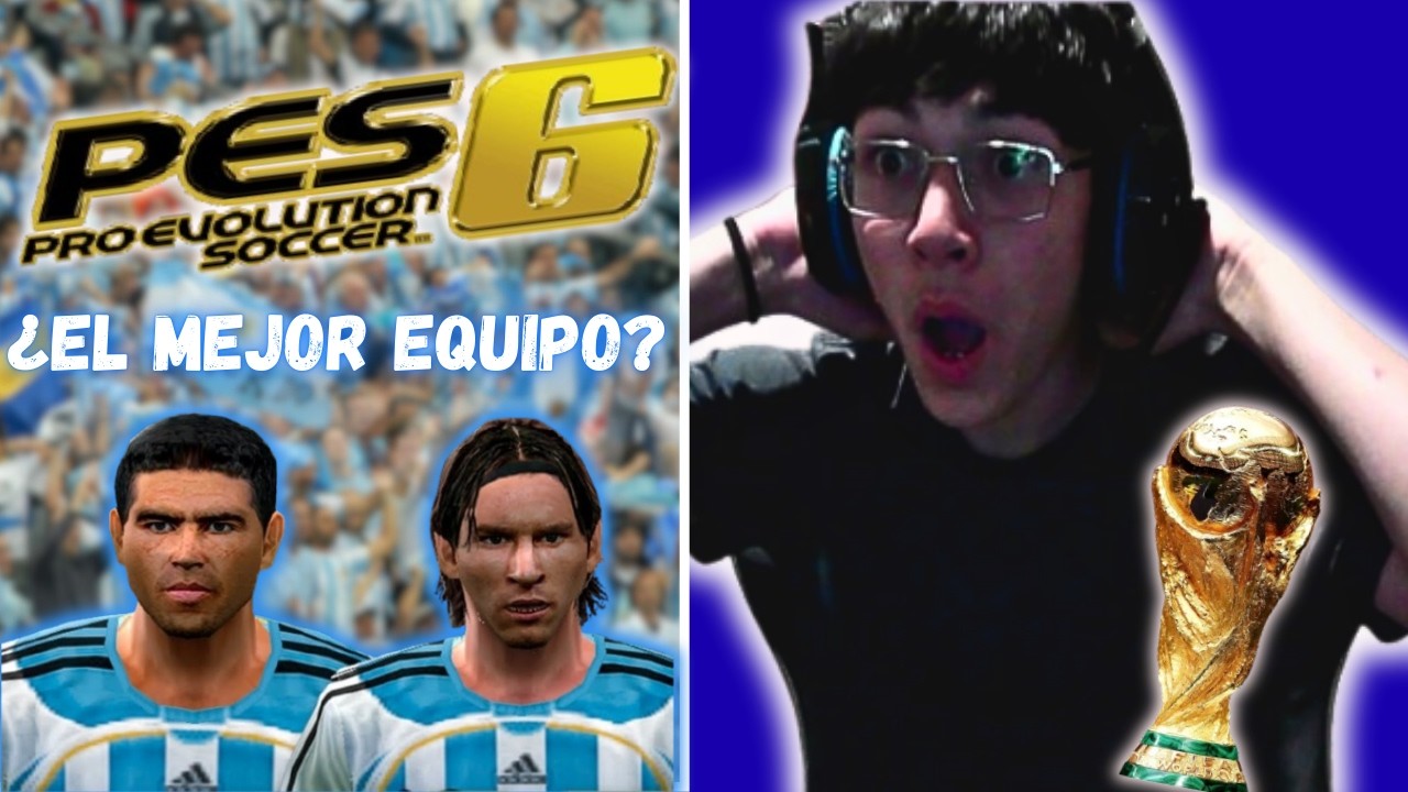 EL MUNDIAL MÁS ÉPICO EN PES 6 😱