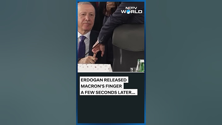 Erdogan Macron | Turkey's Erdogan Grabs Emmanuel Macron's Finger, Doesn't Let Go