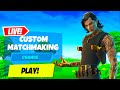 🔴 SEASON 4 FASHION SHOW FORTNITE CUSTOMS LIVE! | FOR V-BUCKS | Hide And Seek!
