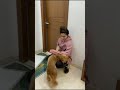 Reshmika manthana😍😍😍funny with her pet