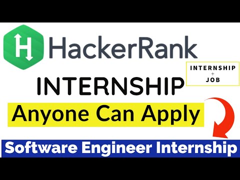 Hackerrank Software Engineer Internship - Winter Internship | Anyone Can Apply | Internship