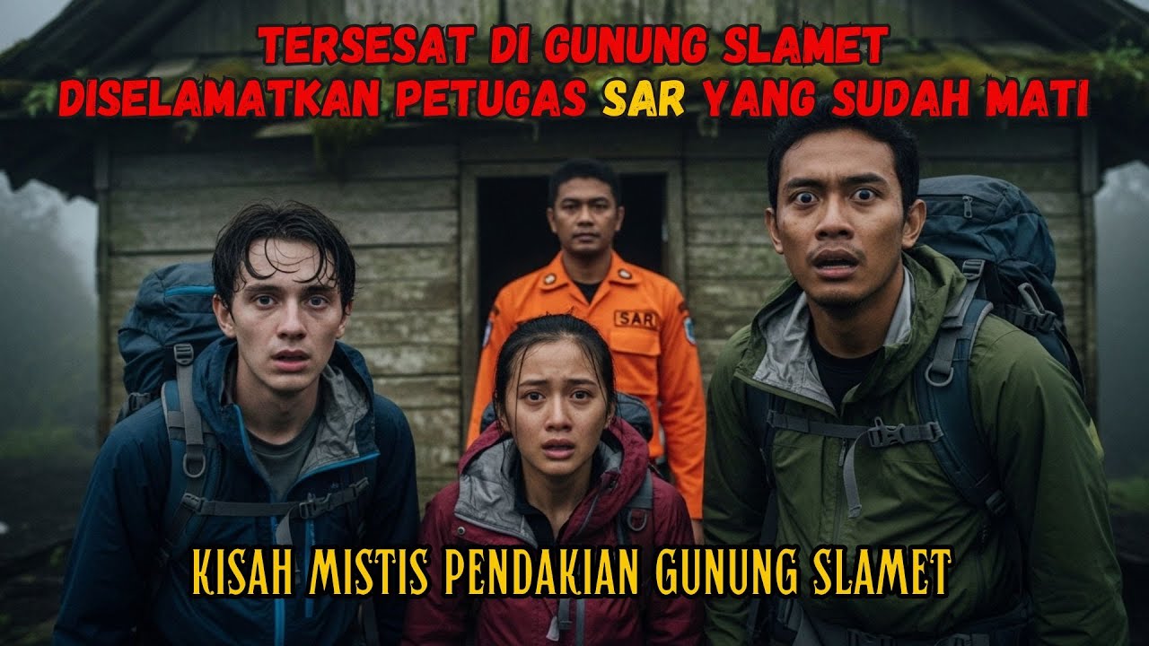 TERSESAT DI GUNUNG SLAMET, PENDAKI DISELAMATKAN ANGGOTA SAR YANG SUDAH MENINGGAL