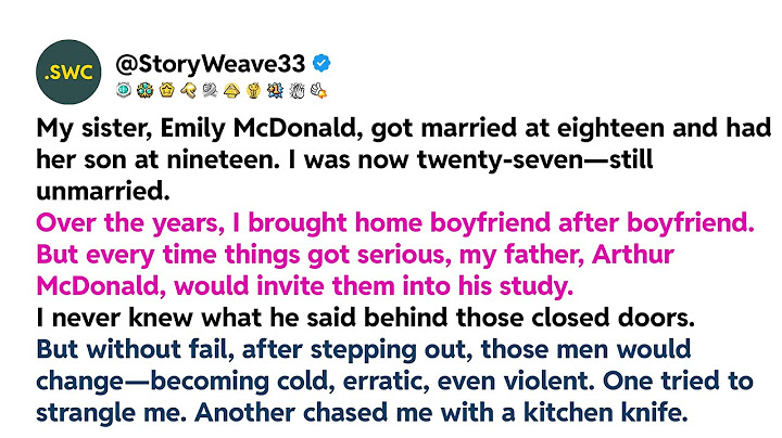 My sister, Emily McDonald, got married at eighteen and had her son at nineteen. I was now twenty...