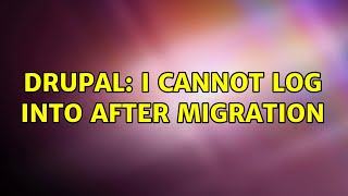 Celebrity Drupal: I cannot log into after migration (3 Solutions!!) Net Worth