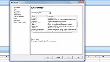 [QTP / UFT Videos] : Environment variables in QTP