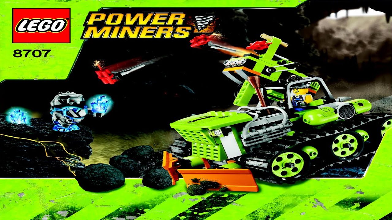 LEGO instructions - Power Miners - 8707 - Boulder Blaster