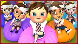 Five Little Monkeys Play Hide And Seek Song Ep01 Banana Babytoon Baby Songs & Nursery Rhymes