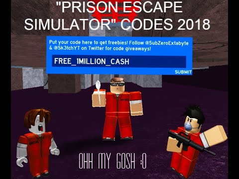 codes for prison sim in roblox