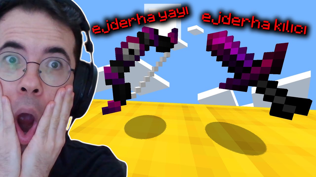 EJDERHA YAYI ve EJDERHA KILICI! ÖZEL TEXTURE PACK! Minecraft BEDWARS