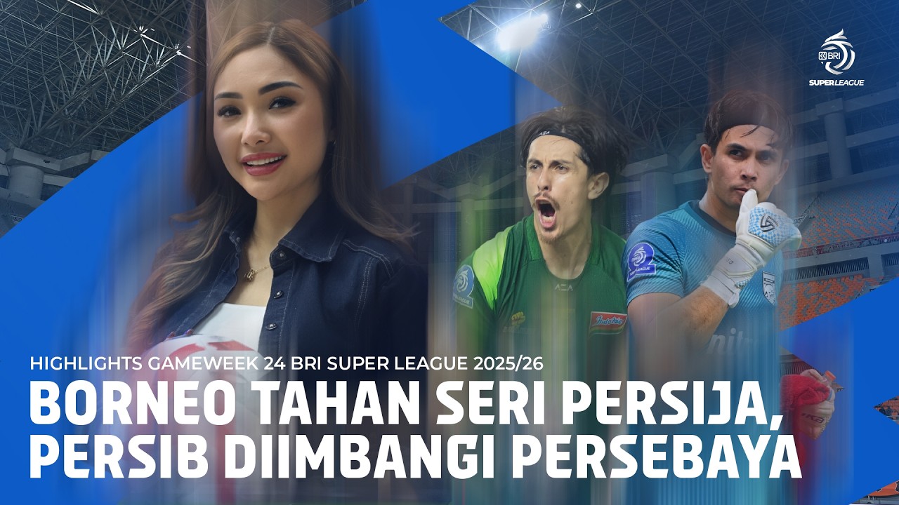 PERSIJA Jakarta di tahan imbang Borneo FC dan PERSIB Bandung juga di tahan imbang PERSEBAYA Surabaya