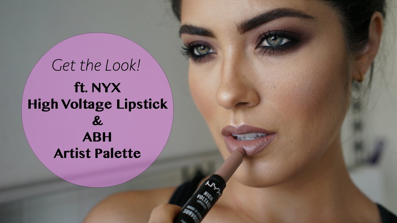 Get The Look Ft NYX High Voltage Lipstick Anastasia Artist