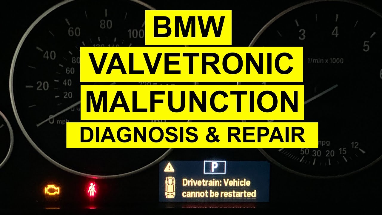 BMW Drivetrain Malfunction Valvetronic Eccentric Shaft Actuator No