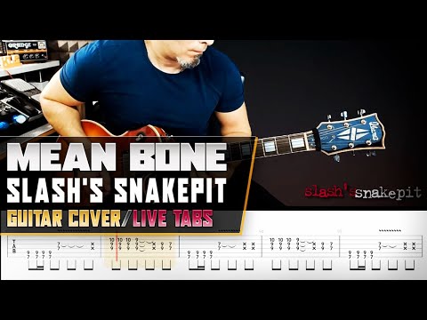 Mean Bone | Slash's Snakepit | guitar cover with solo + live tabs