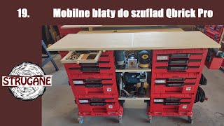 Mobilne blaty robocze do szuflad Qbrick Pro. Drawers Qbrick Pro - how to make mobile workbenches.