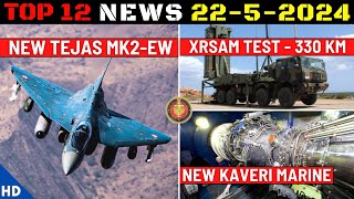 Indian Defence Updates : Tejas MK2 EW Variant,XRSAM Test,New Kaveri Marine,Astra MK2 on F-15EX