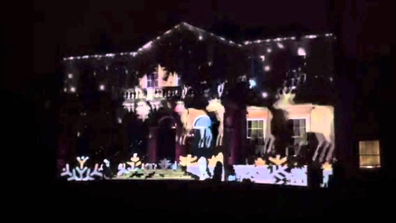 Outdoor Projection Mapping Springrove House YouTube