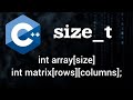 C++ Массивы | Объявление, инициализация, многомерные массивы, size_t