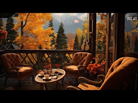 Warm Autumn Jazz - Cozy Fall Ambience with Smooth Piano Music for Relaxing, Studying and Working
