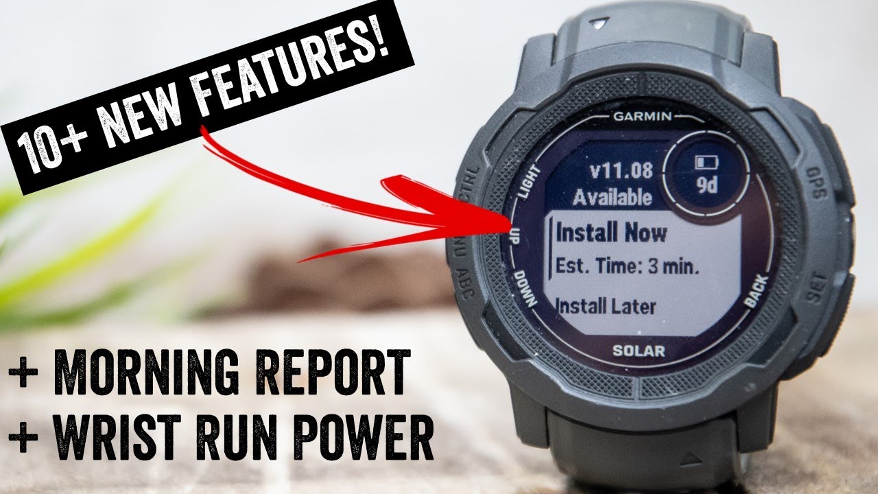 New Garmin Instinct 2 Series Program Update Brings Wrist Running Power, Morning Report DC Rainmaker