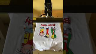 T-Shirt Heat Transfer Printing💯#Shorts #Oddlysatisfying #Amazing