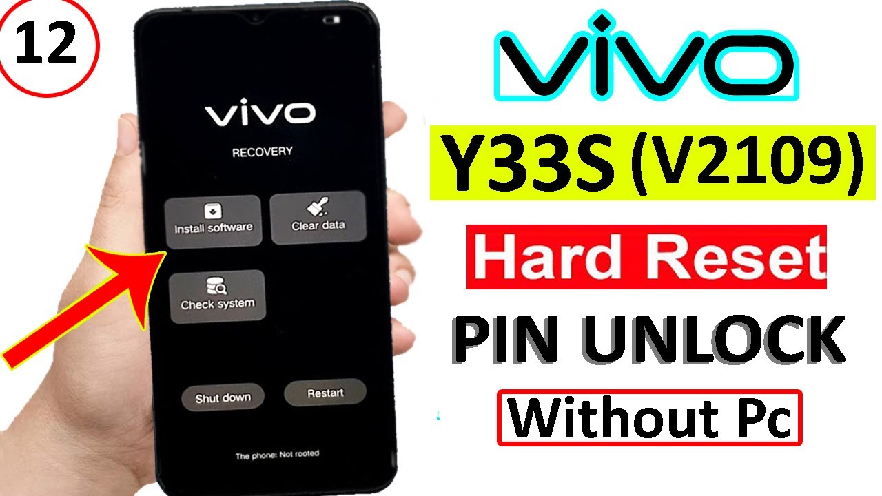 How to Hard Reset in VIVO Y33S | Vivo Y33s (V2109) Hard Reset