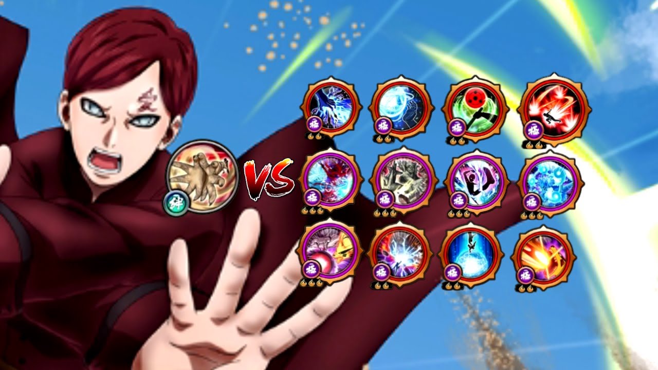 Gaara Kage Sand Blast Arms: Driving Fist VS EX Ultimate Jutsus - NxB NV