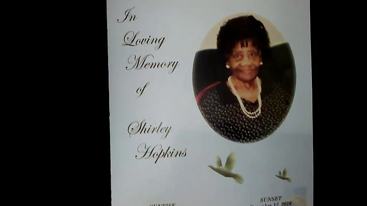 Aunt Shirley Henrietta Rice - Hopkins Funeral