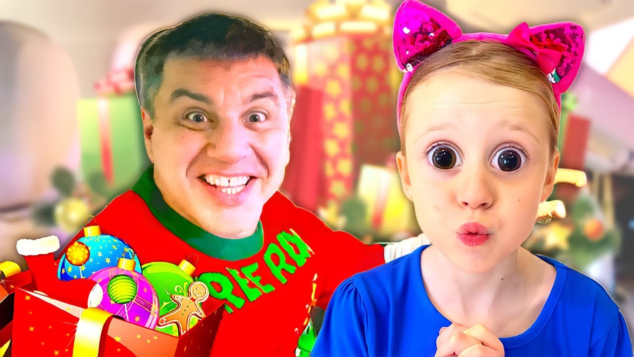 Настя и ее семья едут в рождественское путешествие. История для детей ...